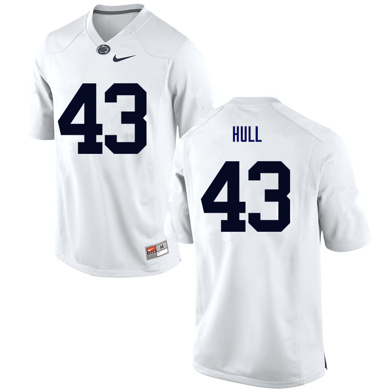 Men Penn State Nittany Lions #43 Mike Hull College Football Jerseys-White